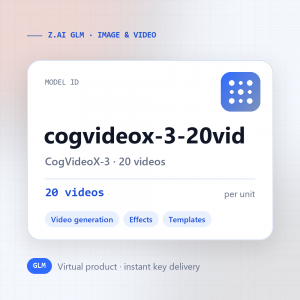 CogVideoX-3 · 20 videos