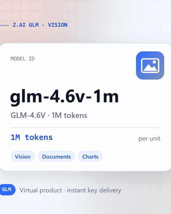 GLM-4.6V · 1M tokens