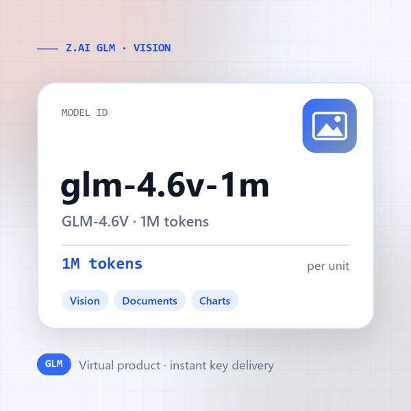 GLM-4.6V · 1M tokens