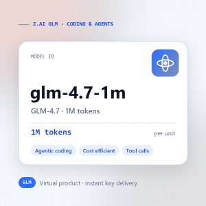 GLM-4.7 · 1M tokens