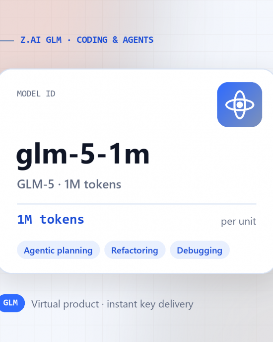 GLM-5 · 1M tokens