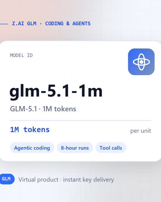GLM-5.1 · 1M tokens