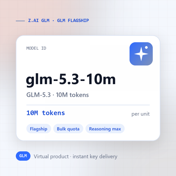 GLM-5.3 · 10M tokens
