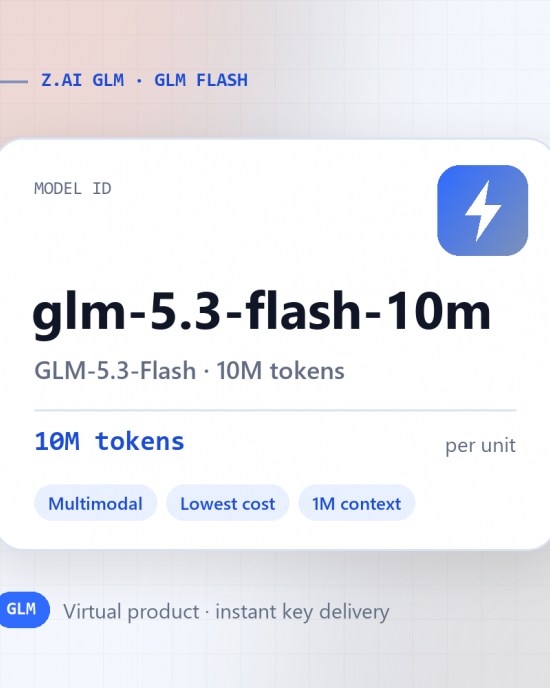 GLM-5.3-Flash · 10M tokens